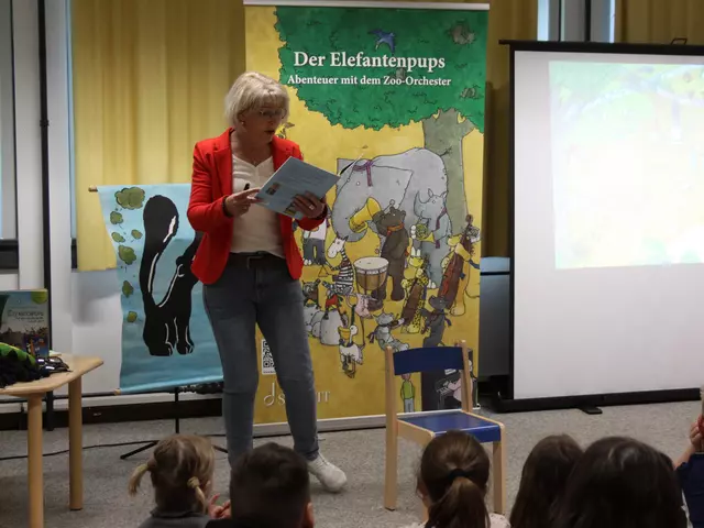 Kinderbuchautorin Heidi Leenen liest aus ihrem Buch